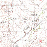 United States Geological Survey Ryan Butte, MT (1984, 24000-Scale) digital map