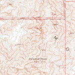 United States Geological Survey Ryan, CA-NV (1952, 62500-Scale) digital map