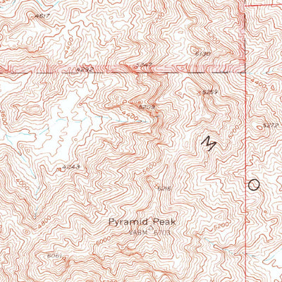 United States Geological Survey Ryan, CA-NV (1952, 62500-Scale) digital map