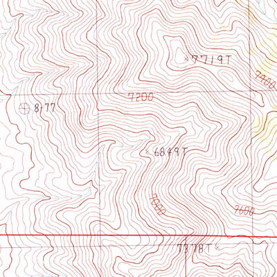 United States Geological Survey Ryan Canyon, NV (1987, 24000-Scale) digital map