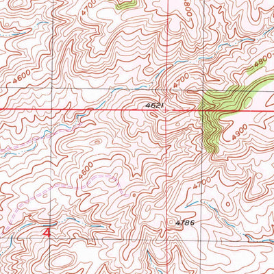 United States Geological Survey Ryan Creek, MT (1954, 24000-Scale) digital map