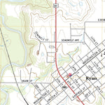 United States Geological Survey Ryan, OK (2022, 24000-Scale) digital map