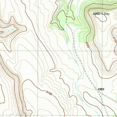 United States Geological Survey Ryan SW, TX (1983, 24000-Scale) digital map