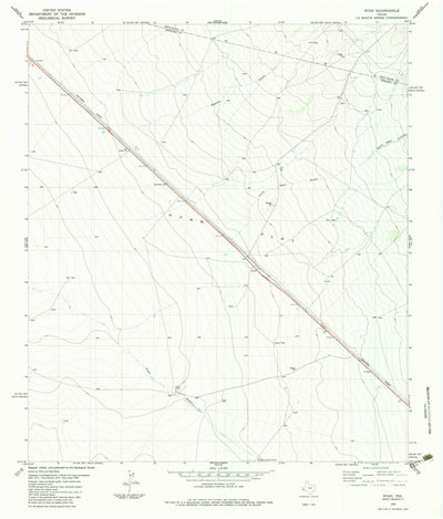 United States Geological Survey Ryan, TX (1983, 24000-Scale) digital map