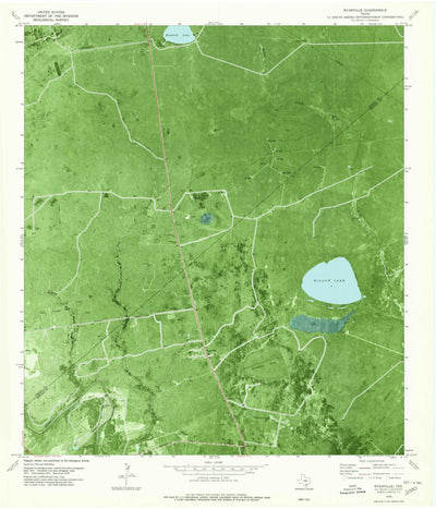 United States Geological Survey Ryanville, TX (1978, 24000-Scale) digital map