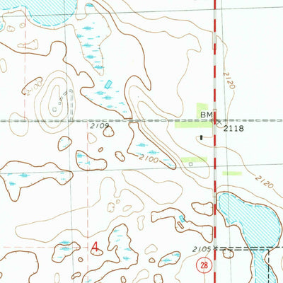 United States Geological Survey Ryder, ND (1981, 24000-Scale) digital map