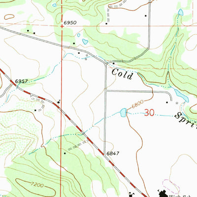 United States Geological Survey Rye, CO (1969, 24000-Scale) digital map