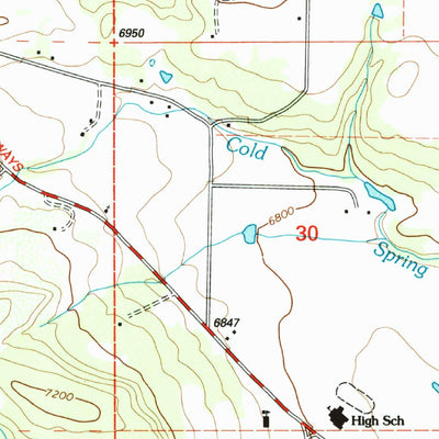 United States Geological Survey Rye, CO (1994, 24000-Scale) digital map