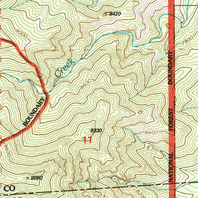 United States Geological Survey Rye, CO (1994, 24000-Scale) digital map