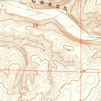 United States Geological Survey Rye Grass Coulee, WA (1963, 24000-Scale) digital map