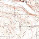 United States Geological Survey Rye Grass Coulee, WA (1991, 24000-Scale) digital map