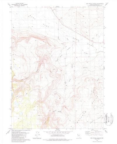 United States Geological Survey Rye Patch Canyon, NV (1981, 24000-Scale) digital map