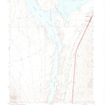 United States Geological Survey Rye Patch Reservoir South, NV (1971, 24000-Scale) digital map