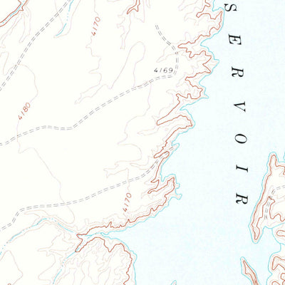 United States Geological Survey Rye Patch Reservoir South, NV (1971, 24000-Scale) digital map