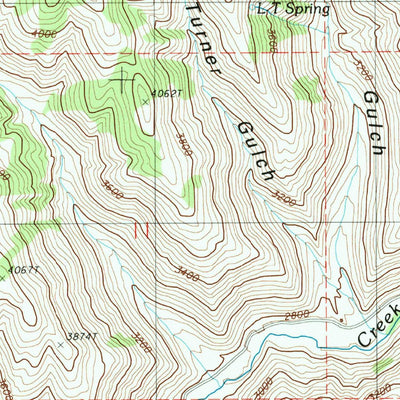 United States Geological Survey Rye Valley, OR (1988, 24000-Scale) digital map