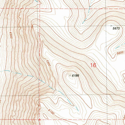 United States Geological Survey Ryegrass Butte, OR (1981, 24000-Scale) digital map