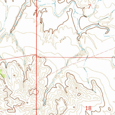 United States Geological Survey S H School, MT (1971, 24000-Scale) digital map