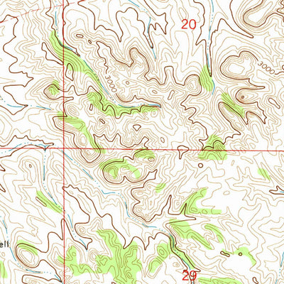 United States Geological Survey S H School, MT (1971, 24000-Scale) digital map
