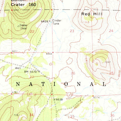 United States Geological Survey S P Mountain, AZ (1962, 62500-Scale) digital map