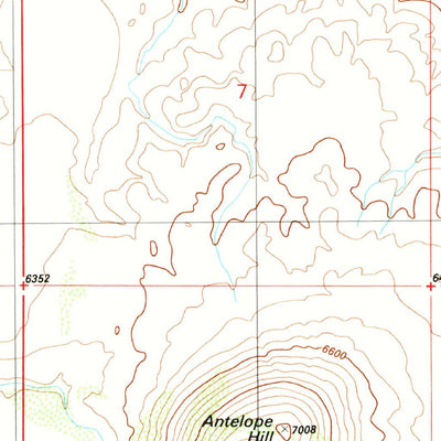 United States Geological Survey S P Mountain, AZ (1989, 24000-Scale) digital map