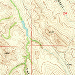 United States Geological Survey S R Springs, WY (1970, 24000-Scale) digital map