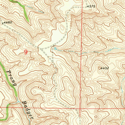 United States Geological Survey S R Springs, WY (1970, 24000-Scale) digital map