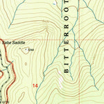 United States Geological Survey Sabe Mountain, ID (1998, 24000-Scale) digital map