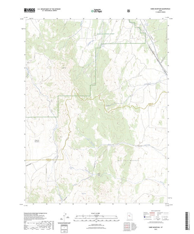 United States Geological Survey Sabie Mountain, UT (2023, 24000-Scale) digital map