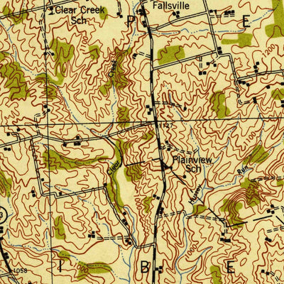 United States Geological Survey Sabina, OH (1943, 62500-Scale) digital map