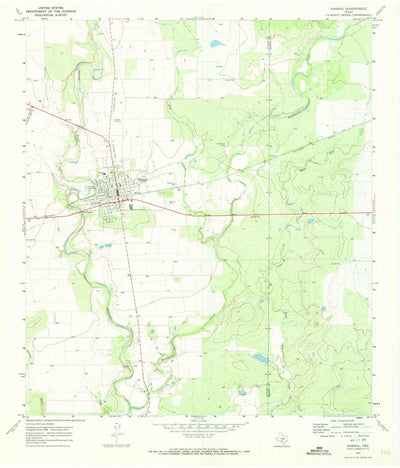 United States Geological Survey Sabinal, TX (1970, 24000-Scale) digital map