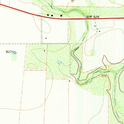 United States Geological Survey Sabinal, TX (1970, 24000-Scale) digital map