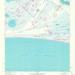 United States Geological Survey Sabine Pass, TX-LA (1957, 24000-Scale) digital map