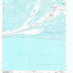 United States Geological Survey Sabine Pass, TX-LA (1993, 24000-Scale) digital map