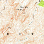 United States Geological Survey Sabino Canyon, AZ (1957, 24000-Scale) digital map