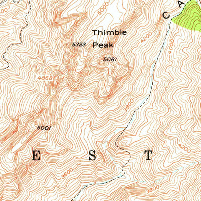 United States Geological Survey Sabino Canyon, AZ (1957, 24000-Scale) digital map