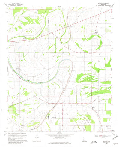 United States Geological Survey Sabino, MS (1967, 24000-Scale) digital map