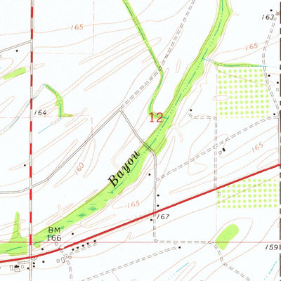United States Geological Survey Sabino, MS (1967, 24000-Scale) digital map