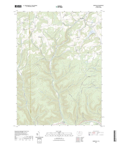 United States Geological Survey Sabinsville, PA (2023, 24000-Scale) digital map