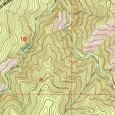 United States Geological Survey Sable Hill, ID (1995, 24000-Scale) digital map