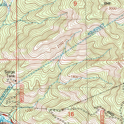 United States Geological Survey Sacate Ridge, CA (2004, 24000-Scale) digital map