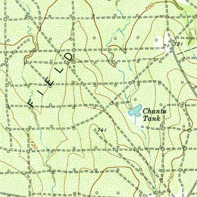 United States Geological Survey Sacatosa Tank, TX (1974, 24000-Scale) digital map