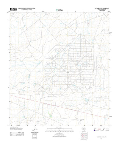 United States Geological Survey Sacatosa Tank, TX (2012, 24000-Scale) digital map