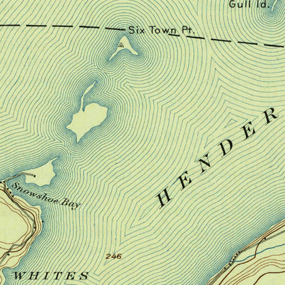 United States Geological Survey Sackets Harbor, NY (1895, 62500-Scale) digital map