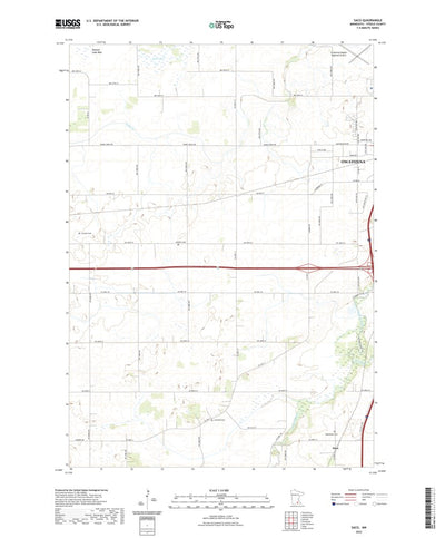 United States Geological Survey Saco, MN (2022, 24000-Scale) digital map