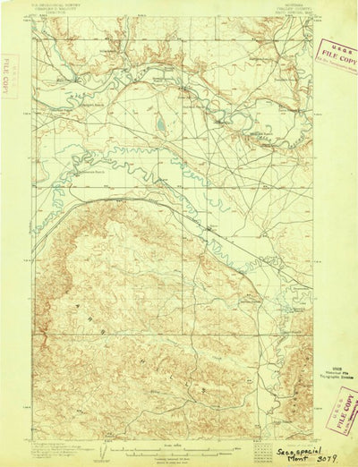 United States Geological Survey Saco Special, MT (1905, 62500-Scale) digital map