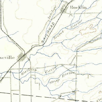 United States Geological Survey Sacramento, CA (1891, 125000-Scale) digital map