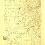 United States Geological Survey Sacramento, CA (1892, 125000-Scale) digital map