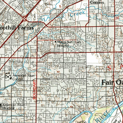 United States Geological Survey Sacramento, CA (1994, 100000-Scale) digital map