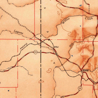 United States Geological Survey Sacramento, CA-NV (1956, 250000-Scale) digital map