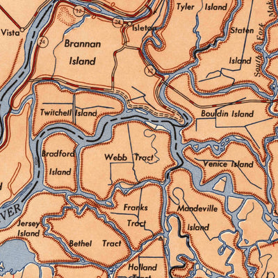 United States Geological Survey Sacramento, CA-NV (1956, 250000-Scale) digital map